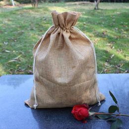 hessian drawstring bags wholesale