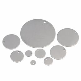 Wholesale 10-1000PCS Stainless Steel Round Blank Stamping Tags Pendants 20mm Dia Wholesale 10-1000PCS Stainless Steel Round Blank Stamping Tags Pendants 20mm Dia