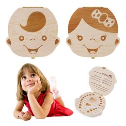 TOOTH FAIRY BOX Wooden Round Girl's Tooth and Curl Box First Tooth Keepsake Box 