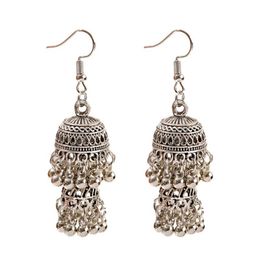 Jhumka Antigua Jaula De Pájaros Campana Borlas India De Las Jhumka Antigua Jaula De Pájaros Campana Borlas India De Las