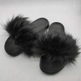 cheap fur slides