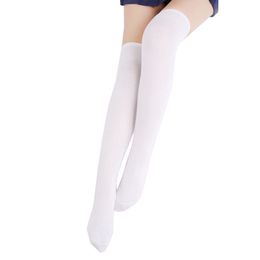 6 Pares de Calcetines de rodilla arco Chicas Uniforme Escolar Negro Gris Azul Marino Escuela de cinta