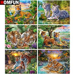 Colorido tigre patrón arte pintura diy hecha a mano diamante pintura pared decoración de pared Colorido tigre patrón arte pintura diy hecha a mano diamante pintura pared decoración de pared