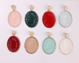 Colorful Jewelry Lace Earrings Bohemian Earrings Chandelier Earrings Boho Earrings Flower Earrings Tatted Mint Statement Earrings