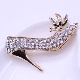 Mujer Charm Diamante Imitacion Zapatos de Tacón Alto Broche Cristal Rey Joyería