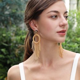 Nuevas Borlas Pendientes De Las Mujeres Joyas Tejidas A Mano Nuevas Borlas Pendientes De Las Mujeres Joyas Tejidas A Mano
