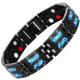 Pulsera Magnética Azul De Sizzz Tendencia Pulsera Magnética Pulsera Magnética Azul De Sizzz Tendencia Pulsera Magnética