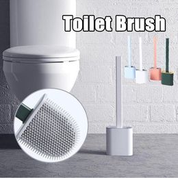 Silikon Toilettenbürste Halter Toilettenbürste Kreatives Reinigungsbürstenset