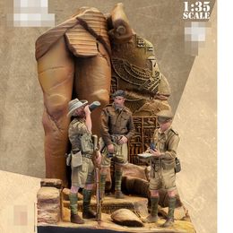 1/35 Arab Soldier Resin Kits Unpainted Figure Model GK Unassembled