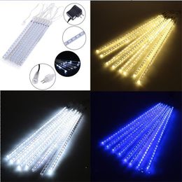 Lluvia de ducha de meteore a prueba de agua 8 Tubo 50 cm LED Luces de cadena Lámpara decorativa Lluvia de ducha de meteore a prueba de agua 8 Tubo 50 cm LED Luces de cadena Lámpara decorativa
