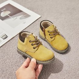 yellow bottes hiver garcon