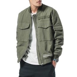 mens cargo jacket olive