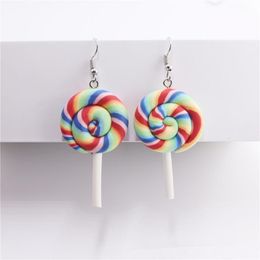 Pendientes Coreanos De Caramelos Y Frutas De Azúcar Lollipop Pendientes Coreanos De Caramelos Y Frutas De Azúcar Lollipop