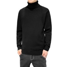 desolateness Men Mens Knitted Casual Crewneck Loose Fit Long-Sleeve Winter Sweaters Warm Pullover Tops 