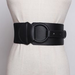 Femme élastique large stretch Chaîne Effet Diamonte Boucle Taille Unique ceinture