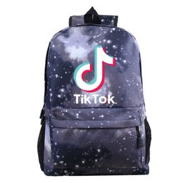 New 2020 High Quality Men's Casual Backpack Fashion Print Tik Tok Creative