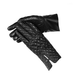 JOOLSCANA leather gloves for men winter fashion gloves made of Italian imported