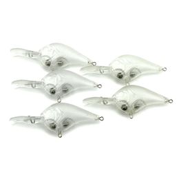 10PCS Unpainted Crankbait Fishing Lure Body Blank lures 7.5cm 10.2g BLO 10PCS Unpainted Crankbait Fishing Lure Body Blank lures 7.5cm 10.2g BLO