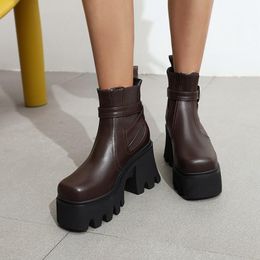 size 11 chunky platform heels