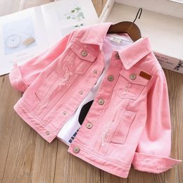 baby white denim jacket