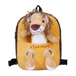 Mochila infantil de felpa muñeca desmontable Mochila infantil de felpa muñeca desmontable