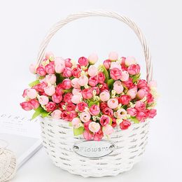 VOSAREA 1pc Mini Rose Flower Durable Miniature Decorative Flower Bunch Home Decoration Monthly Rose for Mold House DIY Home Mini Adornment VOSAREA 1pc Mini Rose Flower Durable Miniature Decorative Flower Bunch Home Decoration Monthly Rose for Mold House DIY Home Mini Adornment