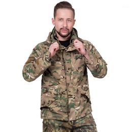 Sebaby Mens Multicam Fall Winter Relaxed-Fit Hooded Warm Separate Vest 