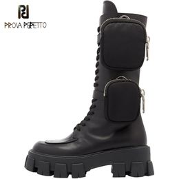 Botines de cordones Cardy Negro mate