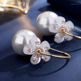 Korean White Shell Fleur Pétale Pendants d'oreilles pour femme 2019 TENDANCE BIJOUX Korean White Shell Fleur Pétale Pendants d'oreilles pour femme 2019 TENDANCE BIJOUX