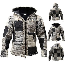 MINMINA C/árdigan Hombre,Punto Rebeca para Hombre Chaquetas Manga Larga Cremallera Abrigo C/álido De Invierno C/ómodo Elegante Calidad Su/éter,A,M