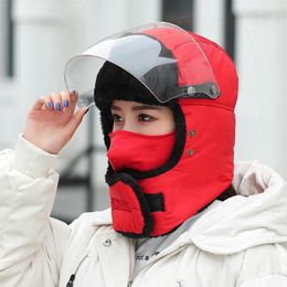 Protège-Nuque pour Hommes et Femmes Bonnet en Polaire Épaisse Masque de Ski Capuche Coupe-Vent et Chaude Cagoule Épaisse à Double Couche