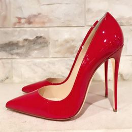 red pumps size 12