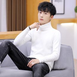 KDHJJOLY New Mens Loose Striped Turtleneck Pullover Sweater KDHJJOLY New Mens Loose Striped Turtleneck Pullover Sweater