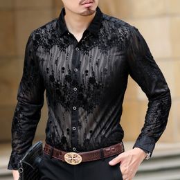 black fancy shirts