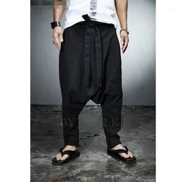jimwili 2019 Mens Pants Hip-hop reetwear Loose Drop Crotch Trousers Men Solid Color Fashion Casual Baggy Cool Pants jimwili 2019 Mens Pants Hip-hop reetwear Loose Drop Crotch Trousers Men Solid Color Fashion Casual Baggy Cool Pants