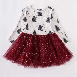 Enfants Filles xmas christmas party swing évasée Santa Bonhomme de neige robe top Enfants Filles xmas christmas party swing évasée Santa Bonhomme de neige robe top