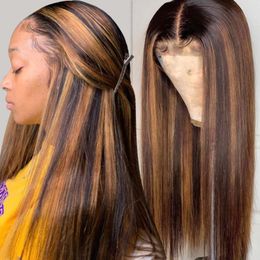 Wholesale Brown Straight Hair Blonde Highlights Buy Cheap In Bulk From China Suppliers With Coupon Dhgate Com