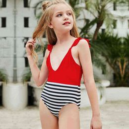 Bebé para niños Cinta de rayas Traje de baño Traje de baño Bebé para niños Cinta de rayas Traje de baño Traje de baño