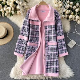 Winter Warm Wool Coat Women 20180 Fashion Plaid Loose Woolen Jackets Coats Thick England Style Winter Warm Wool Coat Women 20180 Fashion Plaid Loose Woolen Jackets Coats Thick England Style