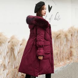wine parka coat