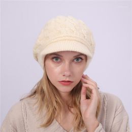 Mohslee Gorro De Punto Con Visera Para Mujer Diseño De Mohslee Gorro De Punto Con Visera Para Mujer Diseño De