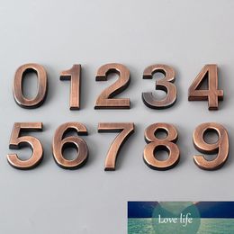 1pcs Modern Hotel Apartment House Numbers Plaque Digits Sticker Door Plate Sign 