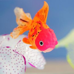 Fish Toy plastic figures GOLDFISH 6 piece set CUTE GLOW IN DARK Fish Toy plastic figures GOLDFISH 6 piece set CUTE GLOW IN DARK