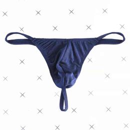 Hommes Taille basse Slip d'athlète Mini Bikini G-string Thongs Sous-vêtements Culotte Slips