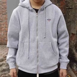 superdry polar fleece zip moletom com capuz