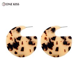 LILIE&WHITE Fashion Marble Effect Acrylic Disc Hoop Earrings For Women in Animal Print Acrylic Jewelry C LILIE&WHITE Fashion Marble Effect Acrylic Disc Hoop Earrings For Women in Animal Print Acrylic Jewelry C