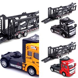 1/64 mini Alloy Truck Engineering RC auto juguetes modelo set niños regalo
