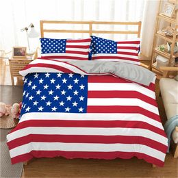 Adler ropa de cama set estrellas rayas símbolo EE UU.
