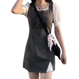 Botones Falsos De Dos Piezas Con Estamp Vestidos Para Mujer Botones Falsos De Dos Piezas Con Estamp Vestidos Para Mujer