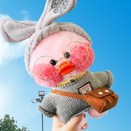 Hot 30cm Lalafanfan Kawaii Cafe Mimi Amarillo Pato de peluche Muñeca rellena linda Hot 30cm Lalafanfan Kawaii Cafe Mimi Amarillo Pato de peluche Muñeca rellena linda